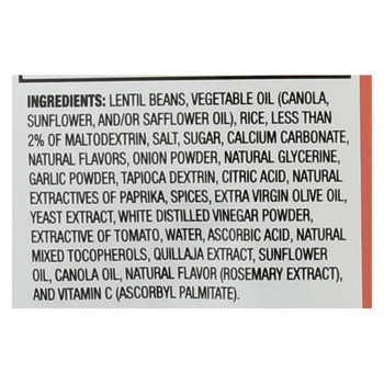 Calbee Snapea Crisp - Lentil Snaps - Tomato Basil - Case of 12 - 3 oz Calbee Snapea Crisp - Lentil Snaps - Tomato Basil - Case of 12 - 3 oz