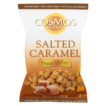 Cosmos Creations Snack - Salted Caramel - Case of 12 - 6.5 oz.