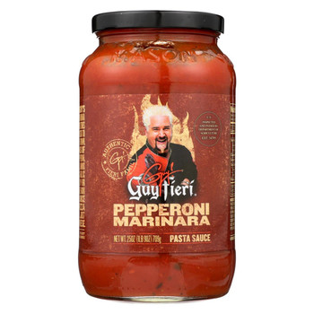Guy Fieri - Pasta Sce Pproni Marinara - CS of 6-25 OZ Guy Fieri - Pasta Sce Pproni Marinara - CS of 6-25 OZ