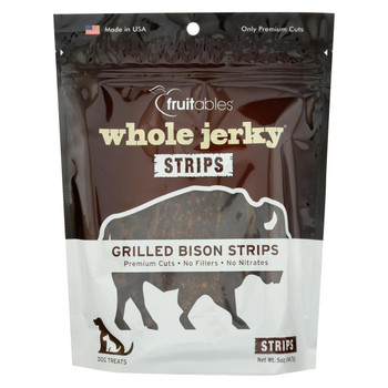 Fruitables Whole Jerky - Grilled Bison - Case of 8 - 5 oz. Fruitables Whole Jerky - Grilled Bison - Case of 8 - 5 oz.