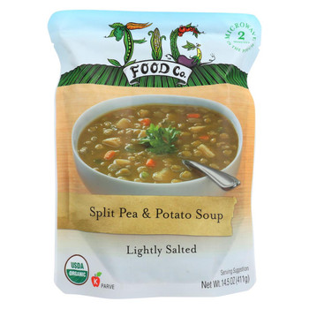 Fig Food Organic Split Pea and Potato Soup - Lightly Salted - Case of 6 - 14.5 oz. Fig Food Organic Split Pea and Potato Soup - Lightly Salted - Case of 6 - 14.5 oz.