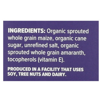 One Degree Organic Foods Ancient Maize Flakes - Veganic - Case of 6 - 12 oz.