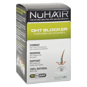 NuHair DHT Blocker for Men and Women - 60 Tablets NuHair DHT Blocker for Men and Women - 60 Tablets