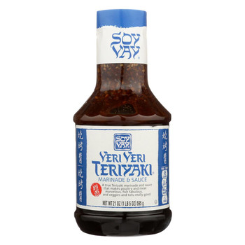 Soy Vay Veri Teriyaki Marinade and Sauce - Case of 6 - 21 Fl oz. Soy Vay Veri Teriyaki Marinade and Sauce - Case of 6 - 21 Fl oz.