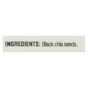 Woodstock Non-GMO Black Chia Seeds - Case of 6 - 7 OZ