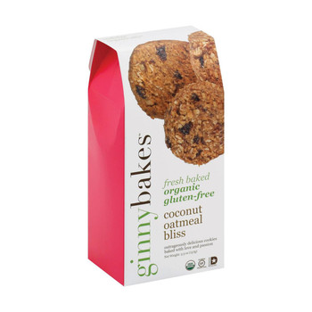 Ginny bakes Organics Oatmeal Cookie Bliss - Coconut - Case of 8 - 5.5 oz. Ginny bakes Organics Oatmeal Cookie Bliss - Coconut - Case of 8 - 5.5 oz.