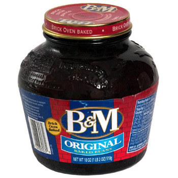 Bandm B&M Baked Beans - Case of 12 - 18 fl oz