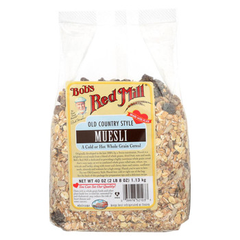 Bob's Red Mill Old Country Style Muesli Cereal - 40 oz - Case of 4 Bob's Red Mill Old Country Style Muesli Cereal - 40 oz - Case of 4
