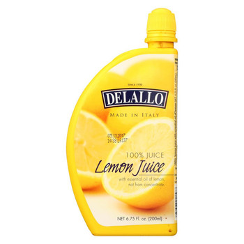 Delallo Delallo Lemon Juice Slice - Case of 12 - 6.75oz