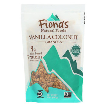 Fiona's Granola - Vanilla Coconut Granola - Case of 6 - 12 oz. Fiona's Granola - Vanilla Coconut Granola - Case of 6 - 12 oz.