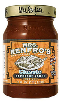 Mrs. Renfro's Mrs Ren Barbecue Sauce - Case of 6 - 16 fl oz