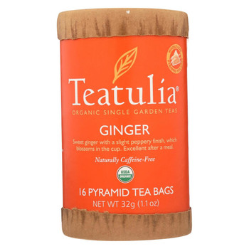 Teatulia Organic Teatulia Ginger Tea - Case of 6 - 16 BAG