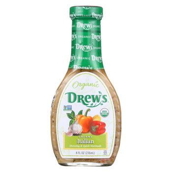 Drew's Organics - Salad Dressing - Creamy Italian - Case of 6 - 8 fl oz. Drew's Organics - Salad Dressing - Creamy Italian - Case of 6 - 8 fl oz.