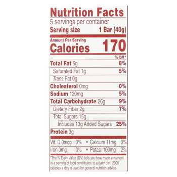 Van's Natural Foods Gluten Free Sandwich Bars - Strawberry and Peanuts Butter - Case of 6 - 1.4 oz.