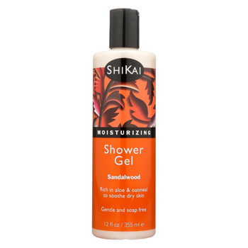 Shikai Products Shower Gel - Sandalwood - 12 oz