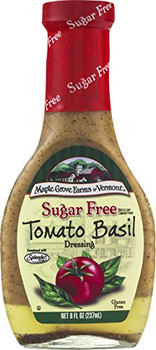 Maple Grove Farms Sugar - Free Tomato Basil Dressing - 8 Fl oz. Maple Grove Farms Sugar - Free Tomato Basil Dressing - 8 Fl oz.
