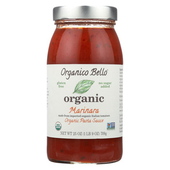 Organico Bello - Sauce Og2 Marinara - CS of 6-25 OZ