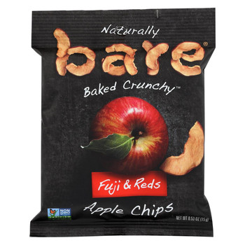 Bare Fruit All Natural Crunchy Apple Chips - Fuji Red - Case of 24 Bare Fruit All Natural Crunchy Apple Chips - Fuji Red - Case of 24
