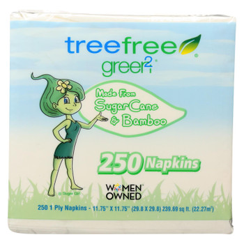 Green2 Paper Napkins - Case of 16 - 250 Count Green2 Paper Napkins - Case of 16 - 250 Count