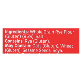 Ryvita Crisp Bread Crispbread - Dark Rye Whole Grain - 8.8 oz