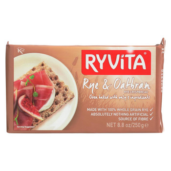 Ryvita Crisp Bread Crispbread - Rye & Oat Bran - 8.8 oz