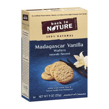 Back To Nature Madagascar Vanilla Wafers - Case of 12 - 9 oz. Back To Nature Madagascar Vanilla Wafers - Case of 12 - 9 oz.