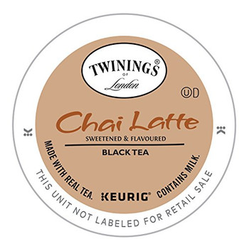 Twining's Tea Chai - Latte - Case of 6 - 12 Count