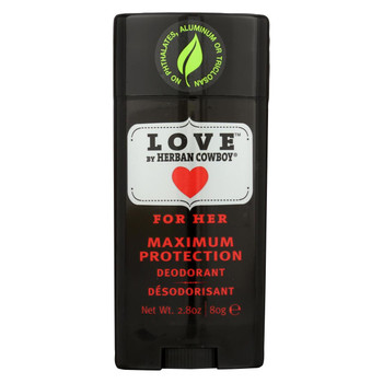 Herban Cowboy Deodorant - Love Maximum Protection - 2.8 oz Herban Cowboy Deodorant - Love Maximum Protection - 2.8 oz