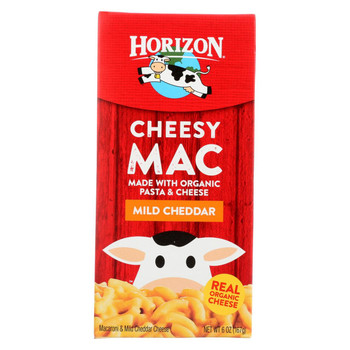 Horizon Organic Dairy Macaroni & Cheese - Mild Cheddar - Case of 12 - 6 oz Horizon Organic Dairy Macaroni & Cheese - Mild Cheddar - Case of 12 - 6 oz