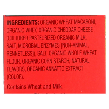 Horizon Organic Dairy Organic Macaroni & Cheese - Mild Cheddar - Case of 12 - 6 oz