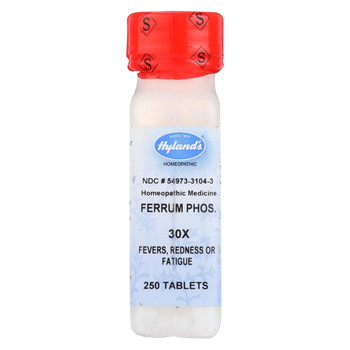 Hylands Homepathic Ferrum Phos 30X - 250 Tablets Hylands Homepathic Ferrum Phos 30X - 250 Tablets