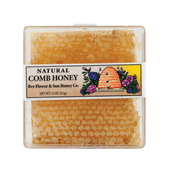 Bee Flower and Sun Honey Honey - Natural Comb - Case of 12 - 11 oz