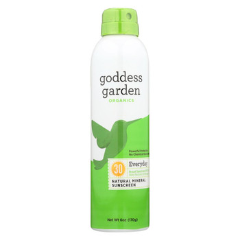 Goddess Garden Organic Sunscreen - Sunny Body Natural SPF 30 Continuous Spray - 6 oz