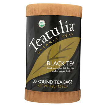 Teatulia Organic Black Tea - Case of 6 - 30 Count Teatulia Organic Black Tea - Case of 6 - 30 Count