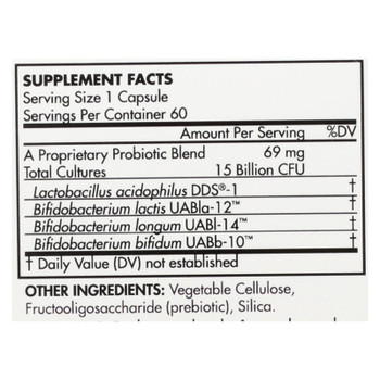 Up4 Probiotics - DDS1 Adult - 60 Vegetarian Capsules
