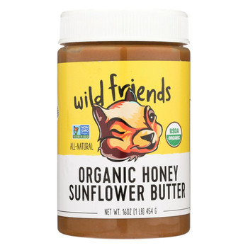 Wild Friends Sunflower Butter - Organic Honey - Case of 6 - 16 oz. Wild Friends Sunflower Butter - Organic Honey - Case of 6 - 16 oz.