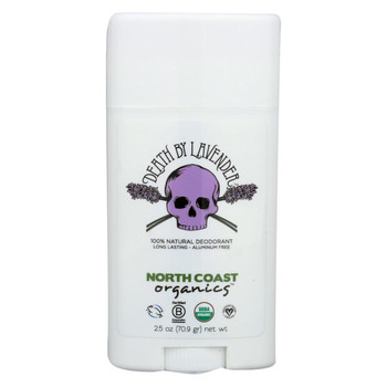 North Coast Organics Deodorant - Death By Lavender - 1 Each - 2.5 oz.