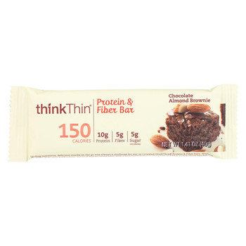 Think Products thinkThin Bar - Lean Protein Fiber - Chocolate Almond - 1.41 oz - 1 Case