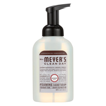 Mrs. Meyer's Clean Day - Foaming Hand Soap - Lavender - Case of 6 - 10 fl oz Mrs. Meyer's Clean Day - Foaming Hand Soap - Lavender - Case of 6 - 10 fl oz