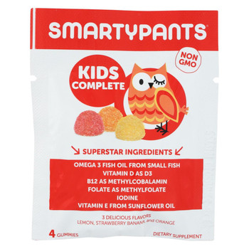 SmartyPants Kid's Complete Gummy Multivitamin - .42 oz - Case of 15