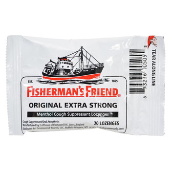 Fisherman's Friend Lozenges - Original Extra Strong - Dsp - 20 ct - 1 Case