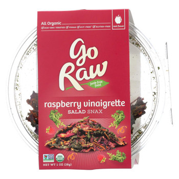 Go Raw Salad Snax - Raspberry - Case of 6 - 1 oz.