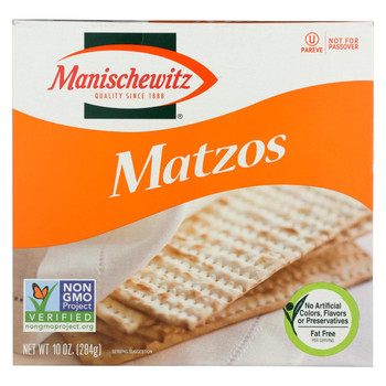 Manischewitz - Matzos Crackers - Unsalted - 10 oz. Manischewitz - Matzos Crackers - Unsalted - 10 oz.
