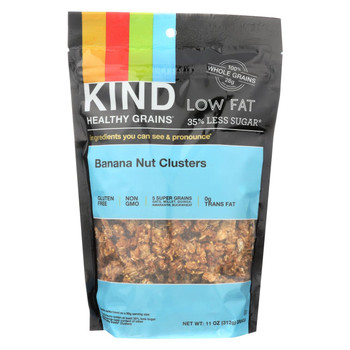 Kind Clusters - Granola - Healthy Grains - Banana Nut - 11 oz - Case of 6