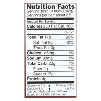 Divine 38 Percent Milk Chocolate Bar with Whole Almonds - Case of 10 - 3.5 oz.