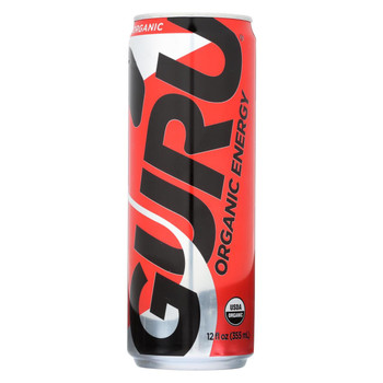 Guru Energy Drink Organic Energy Drink - Case of 12 - 12 Fl oz.