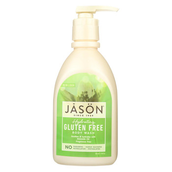 Jason Natural Products Body Wash with Avocado Oil - Case of 887 - 30 fl oz.