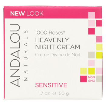 Andalou Naturals Heavenly Night Cream - 1000 Roses - 1.7 oz Andalou Naturals Heavenly Night Cream - 1000 Roses - 1.7 oz
