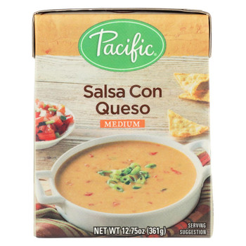 Pacific Natural Foods Meals and Sides - Salsa Con Queso - Case of 12 - 12.75 oz.