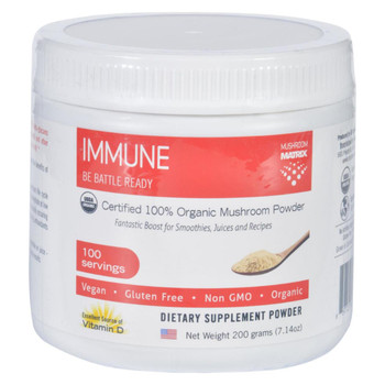Mushroom Matrix Immune Matrix - Organic - Powder - 7.14 oz Mushroom Matrix Immune Matrix - Organic - Powder - 7.14 oz